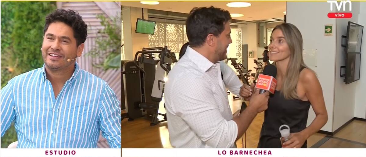 En vivo y en directo para el matinal "Buenos días a todos"