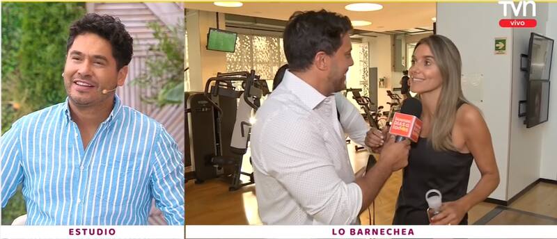 En vivo y en directo para el matinal "Buenos días a todos"