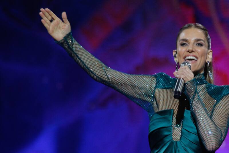 Así fue el glamoroso vestido de la última noche de Viña 2023. Créditos: Organización Festival de Viña - Agencia Uno.