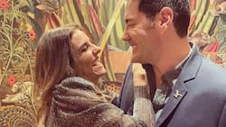 María Luisa Godoy y Pancho Saavedra se lucen con sus looks en la alfombra de los Premios Billboard