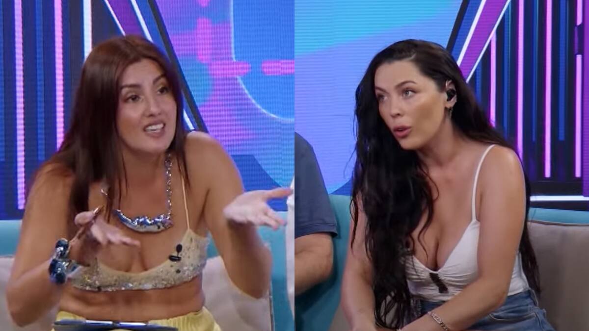 Las panelistas se enfrentaron en Sígueme. Créditos: Pantallazo TV+