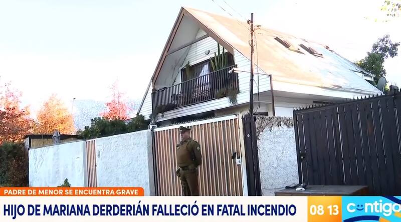 Mariana Derderián se encuentra con lesiones leves. Créditos: Pantallazo CHV