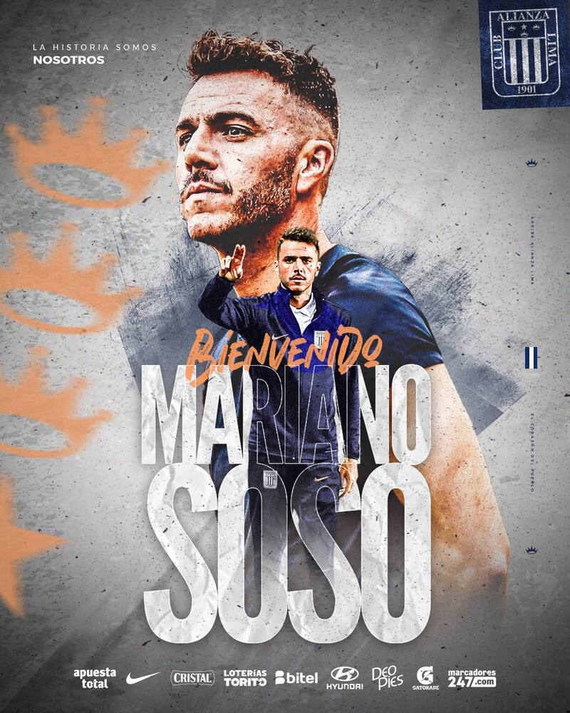 Mariano Soso fue confirmado como nuevo entrenador de Alianza Lima.