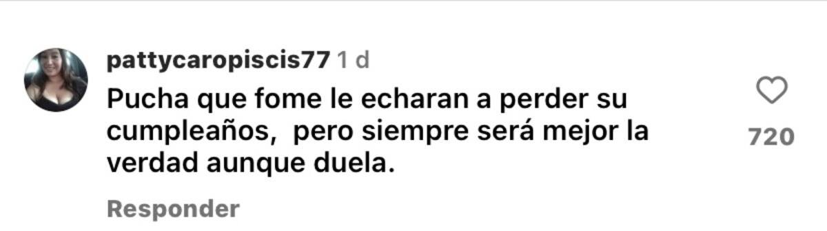 La bailarina se llena de apoyo.