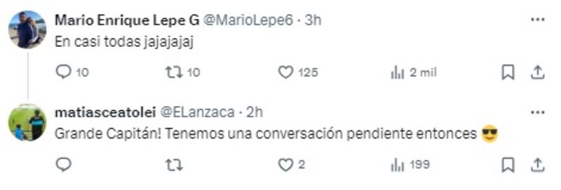 respondió y generó revuelo en X.