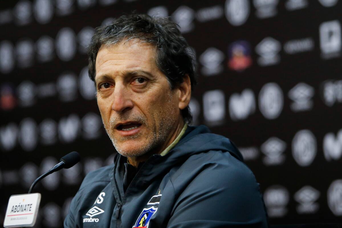 Santiago, 05 de septiembre 2019
El entrenador de Colo Colo, Mario Salas, ofrece rueda de prensa en el estadio Monumental.
Ramon Monroy/Photosport
