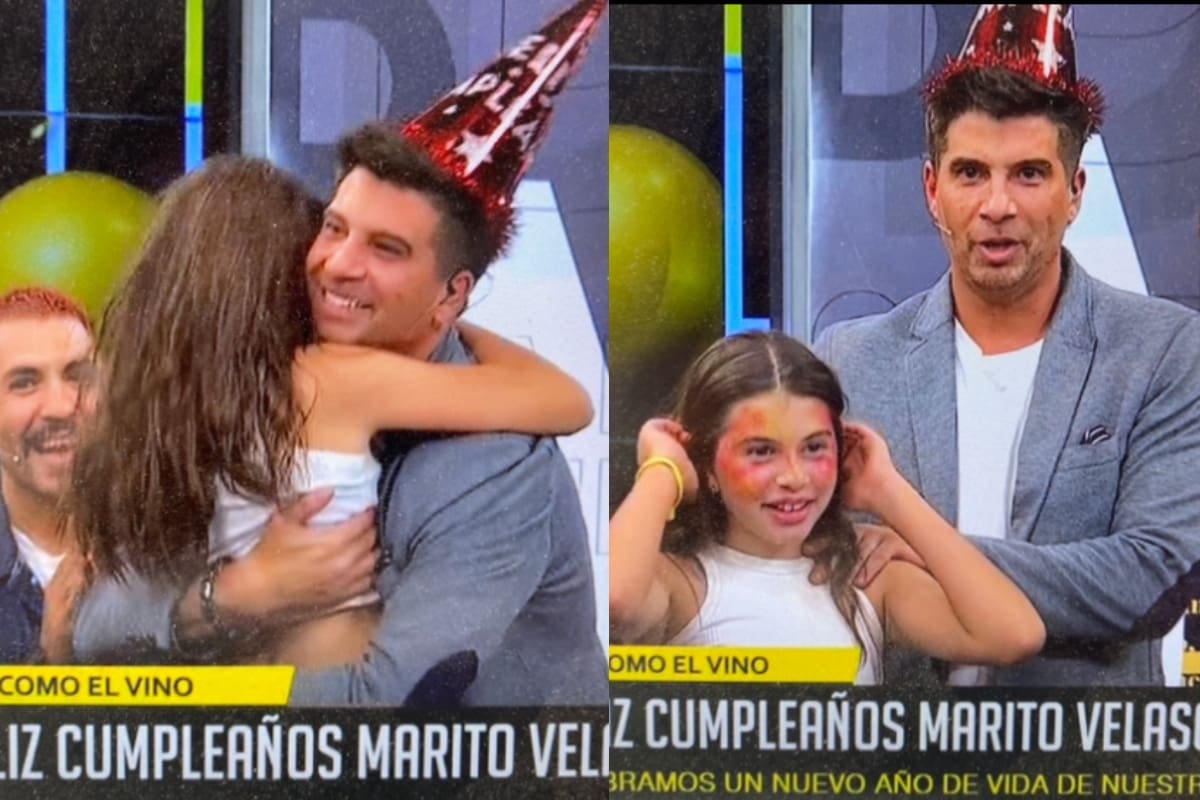 Mario Velasco y Julieta en "Zona de Estrellas" / Créditos: Reproducción