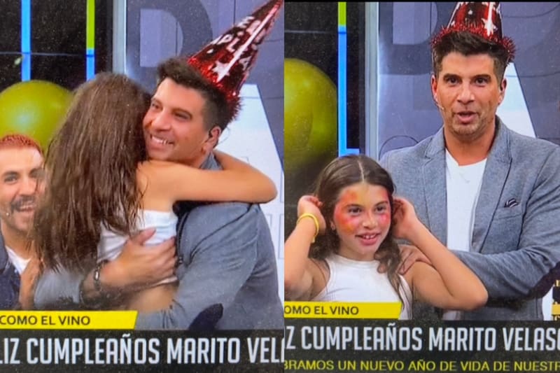Mario Velasco y Julieta en "Zona de Estrellas" / Créditos: Reproducción