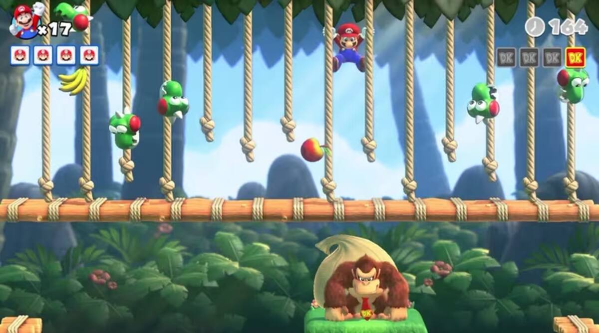 Parte de las etapas que veremos en el juego de Nintendo.