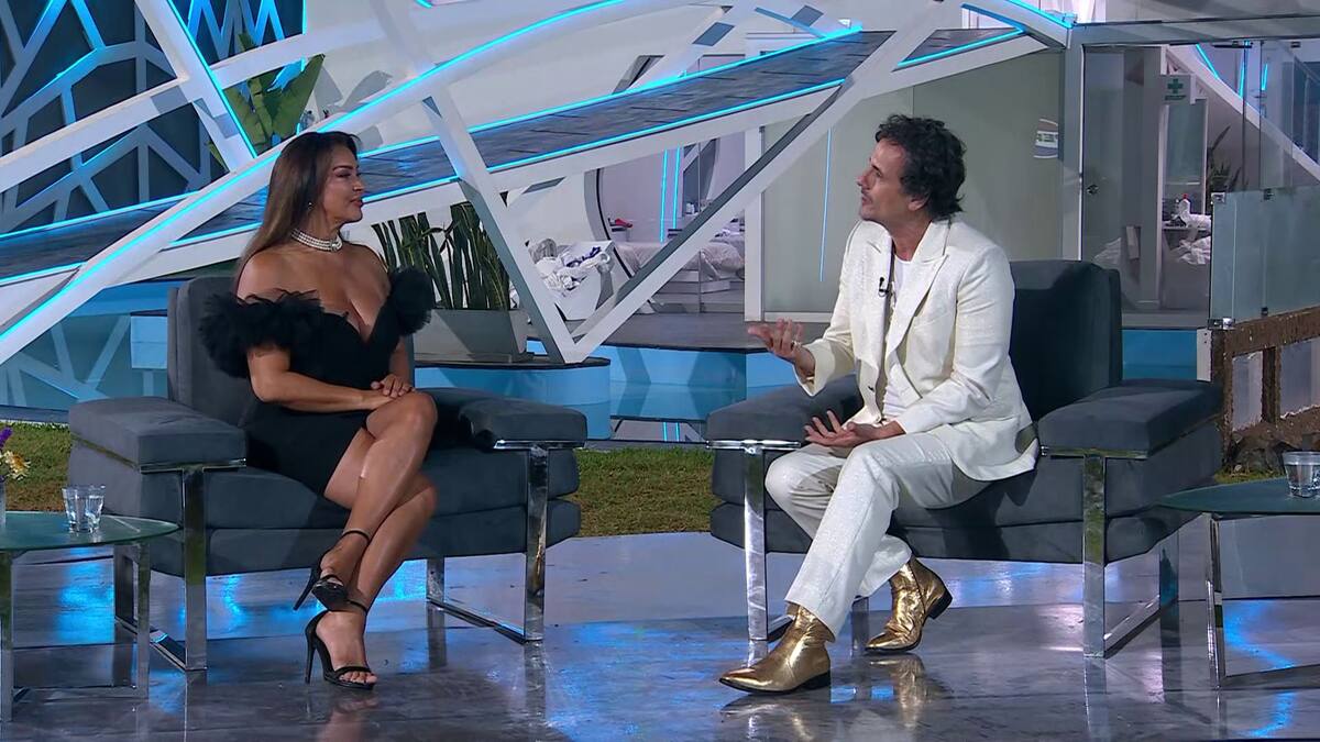 La modelo conversó con Sergio Lagos.