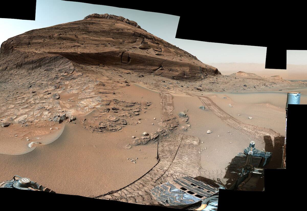 El Curiosity capturó las postales que fueron divulgadas este miércoles. (Crédito: Nasa).
