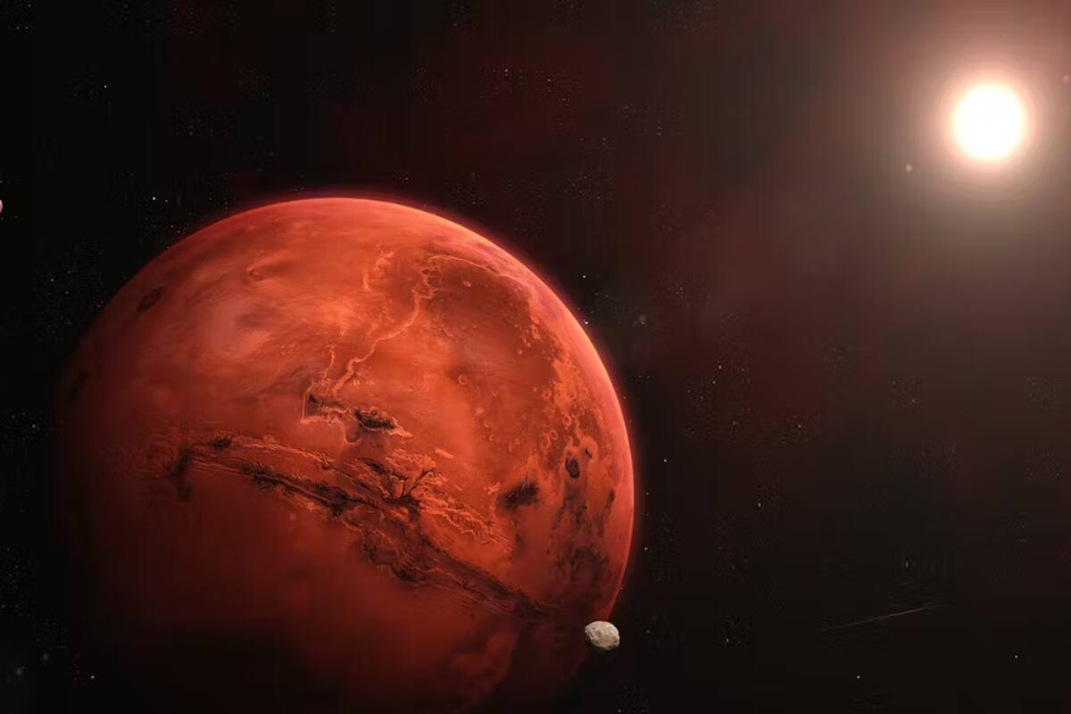 Sobre la superficie del planeta rojo se puede observar lo que pareciera ser un rostro humano.