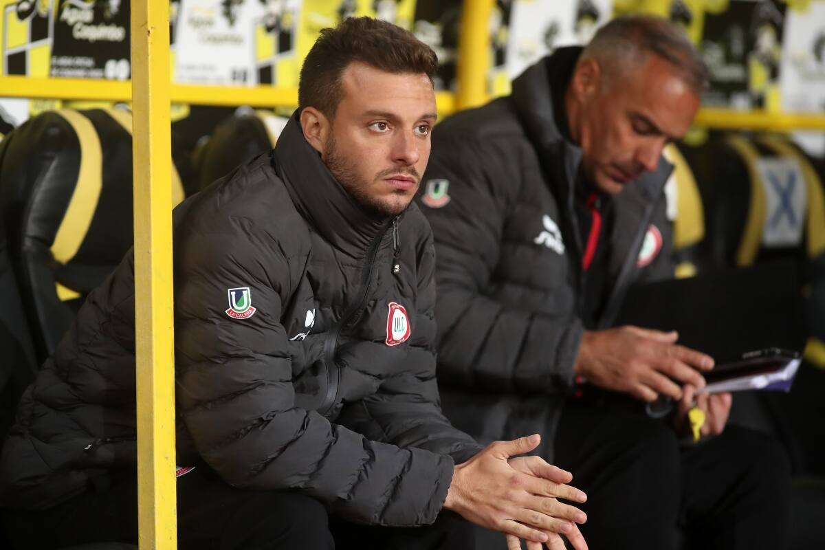 El entrenador argentino, en su paso por Unión La Calera.