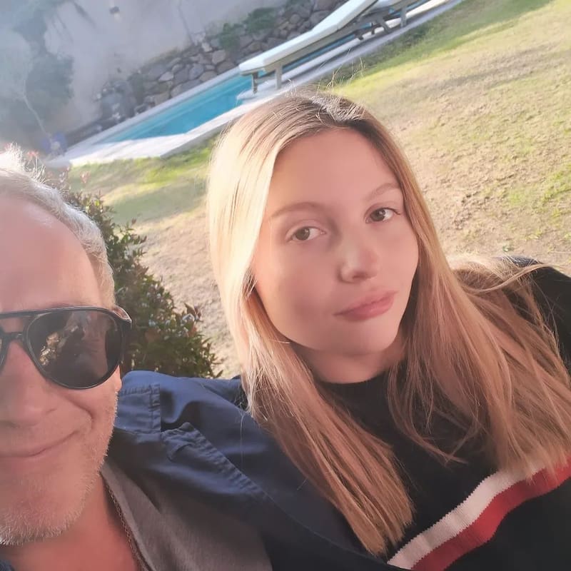 Martín Cárcamo y Alfonsina, su hija mayor