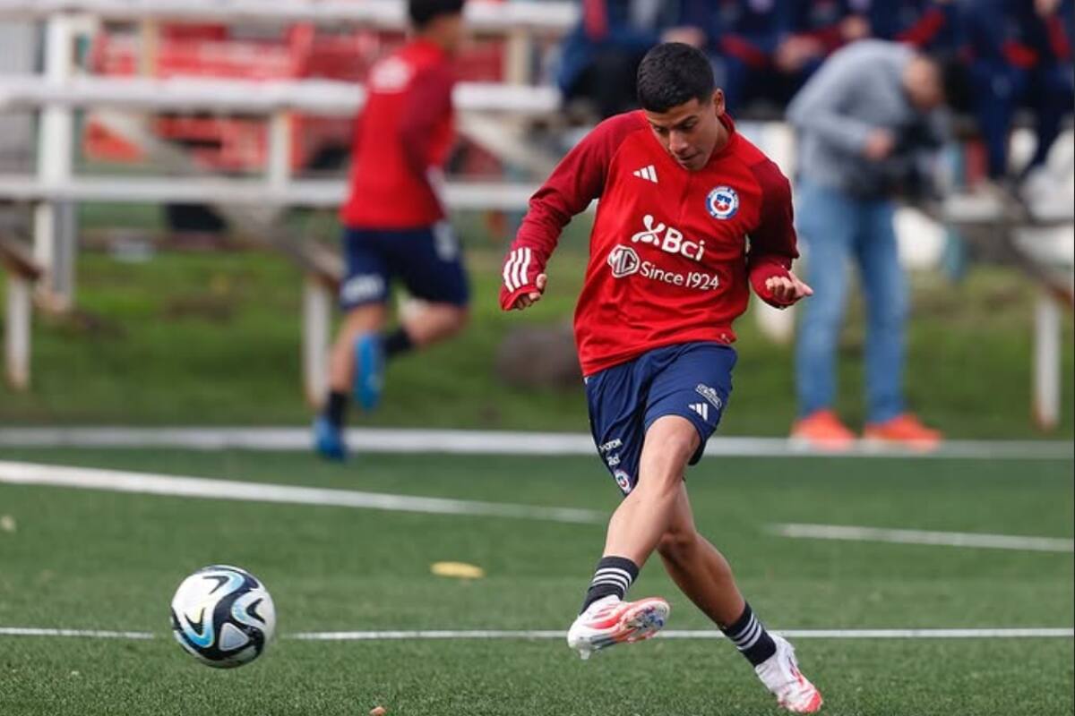 El único jugador joven que al que Héctor Robles le ve futuro en la próxima Sub 20. Foto: Agencia Aton.