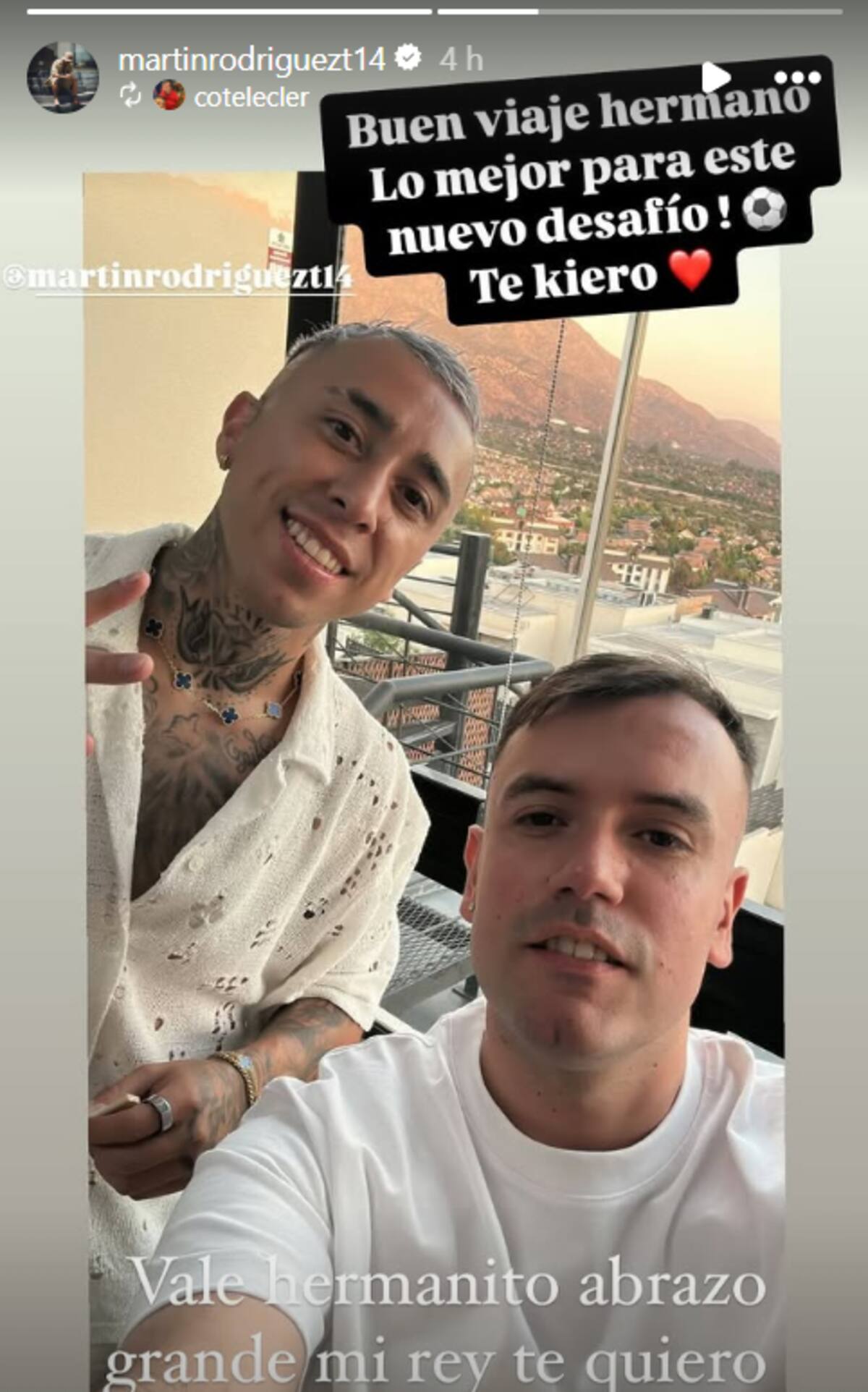 Cercanos al Tín lo comenzaron a despedir en redes sociales.