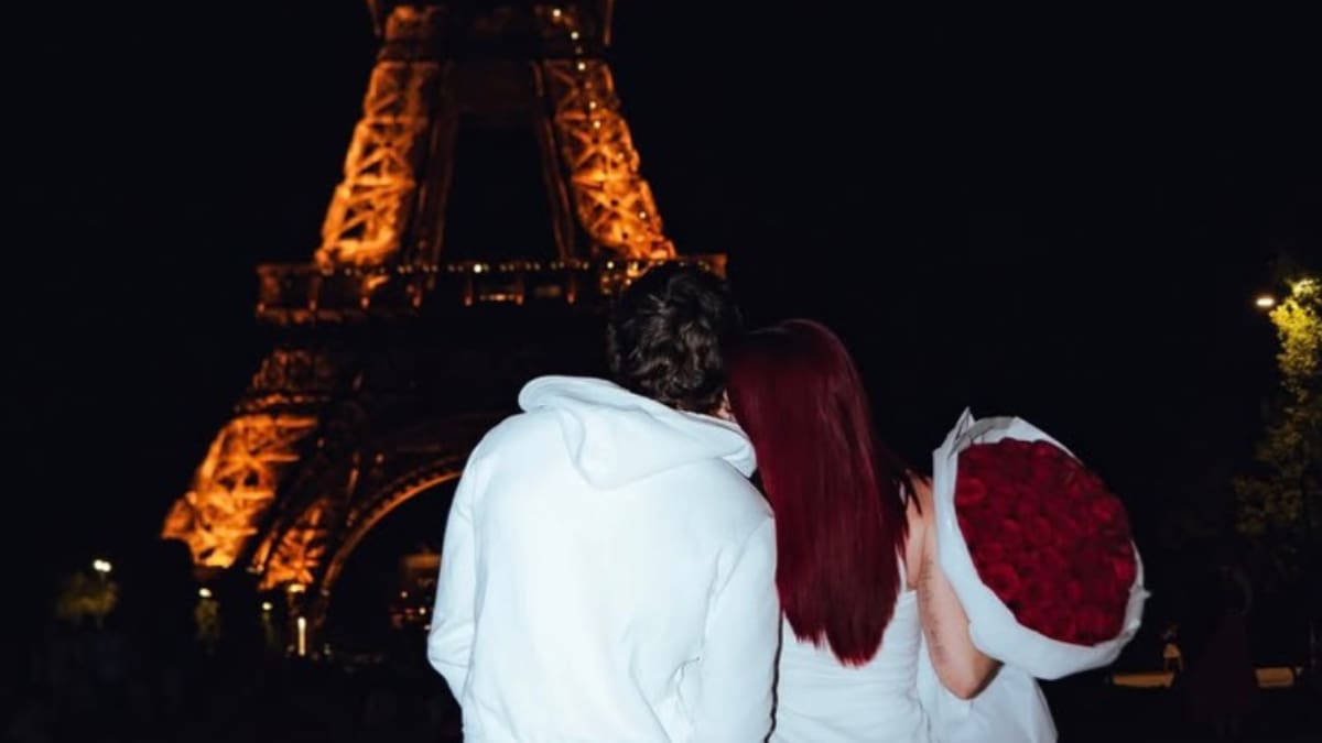 Con románticas postales desde París: Martín White y Loyaltty confirmaron su relación