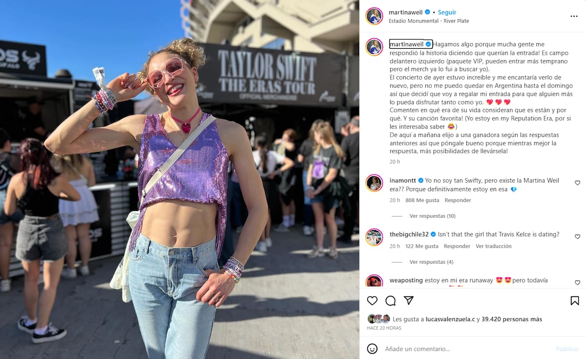 Distintas personalidad del mundo de la televisión en Chile manifestaron su descontento después que hayan trasladado del concierto de la cantautora estadounidense para el domingo 12 de noviembre.