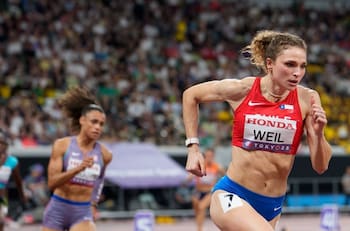 ¡A semis! Martina Weil tuvo enorme debut en el Mundial de Atletismo y clasificó segunda