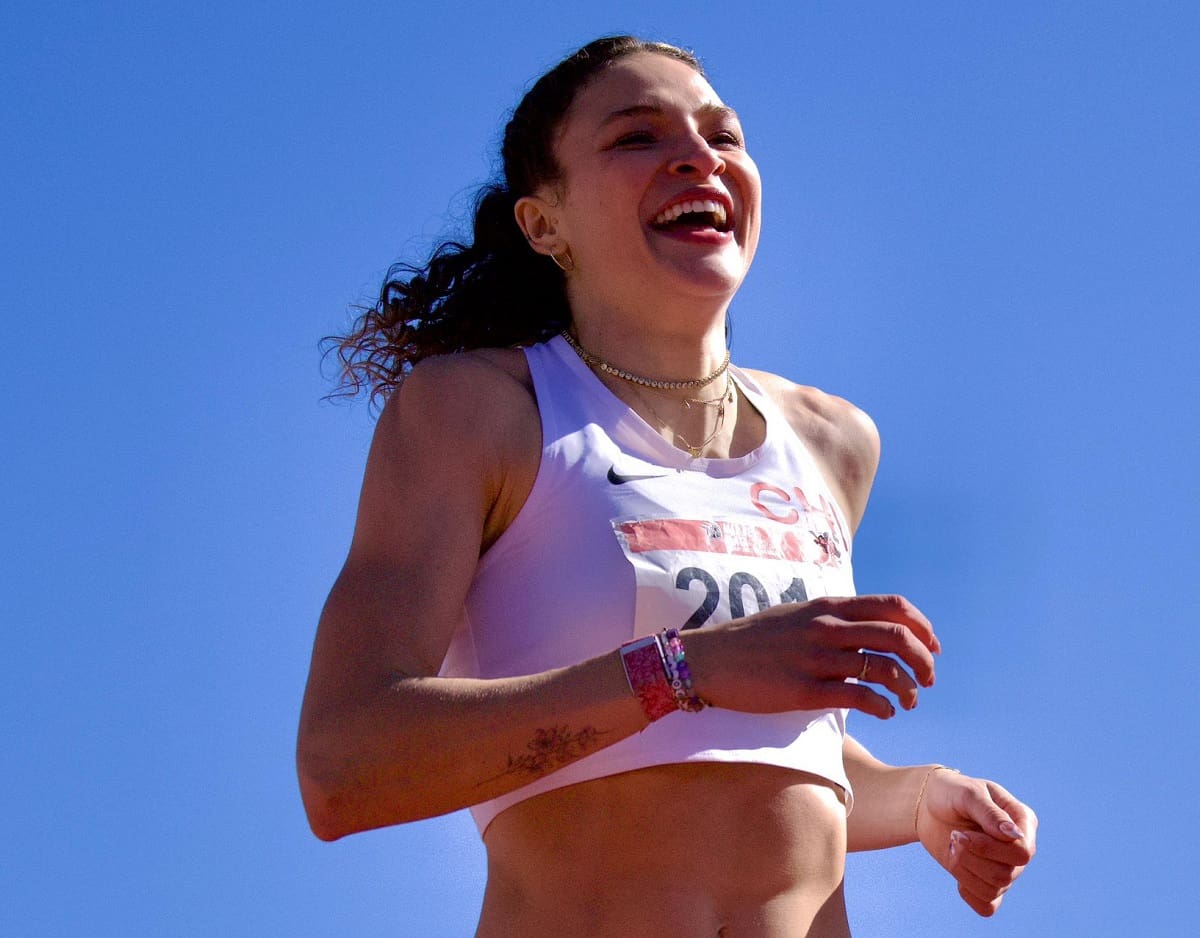 en el Sudamericano de Atletismo. Foto: Federación Atlética