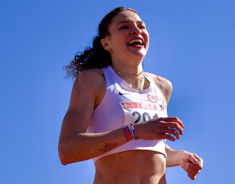 en el Sudamericano de Atletismo. Foto: Federación Atlética