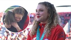 Video | ¡Emocionante! Martina Weil recibió entre lágrimas la medalla de oro entregada por su mamá