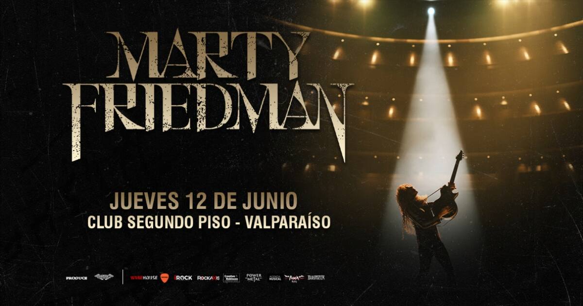 El guitarrista de Megadeth se presentará en vivo.