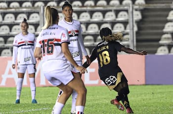Este gol de Mary Valencia le dio la victoria a Colo Colo sobre Sao Paulo en la Copa Libertadores Femenina