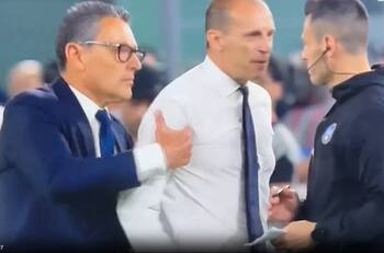VIDEOS | Juventus ganó la Copa Italia pero a su técnico se le salió la cadena con los árbitros