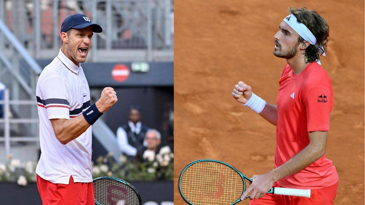 Nicolás Jarry vs Stéfanos Tsitsipás: día, hora y quién transmite por TV el Masters 1000 de Roma