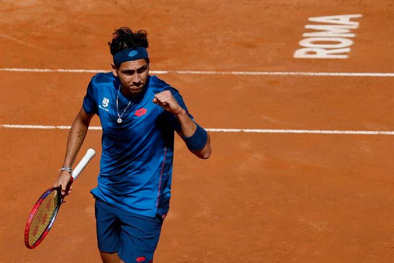 Alejandro Tabilo se quedó con el primer set ante Alexander Zverev. Foto: EFE
