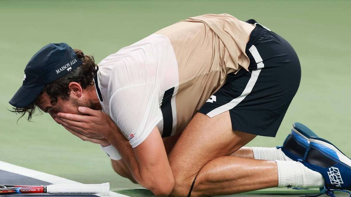VIDEO | Vacherot tras eliminar a Djokovic y dar el gran golpe en Shanghái: “No te retires”