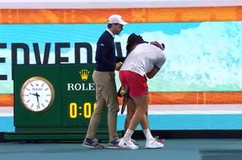 VIDEO | Tuvo que pedir disculpas: el percance que sufrió Nicolás Jarry antes de su partido ante Medvedev