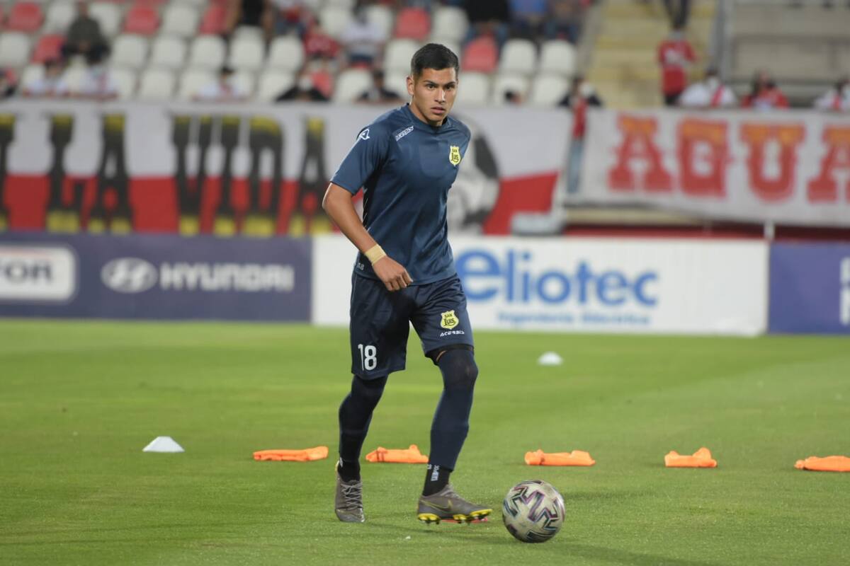 Mateo Guerra con San Luis de Quillota en 2022. Foto: San Luis.