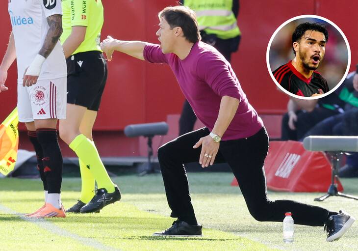 Matías Almeyda llena de elogios al reemplazante de Gabriel Suazo en Sevilla: “Está aprovechando”