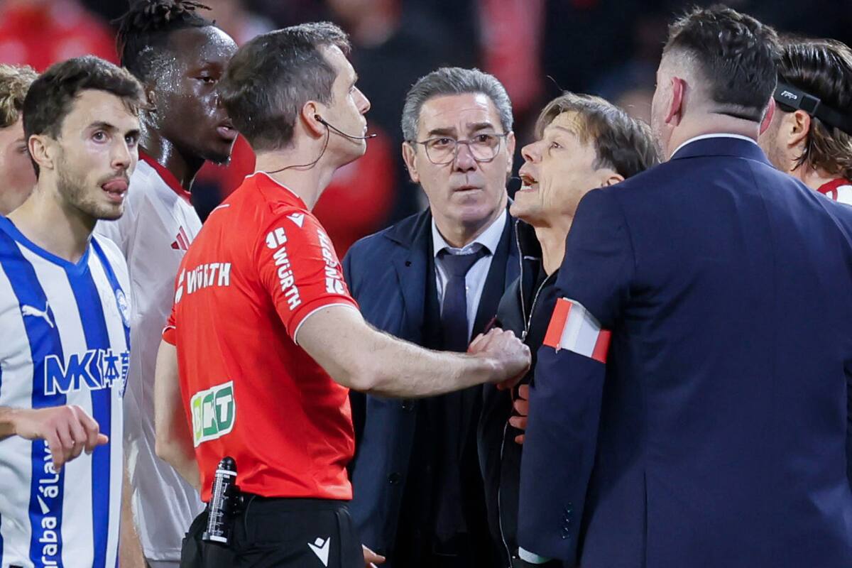 El argentino estalló contra el árbitro el pasado fin de semana. Foto: EFE.