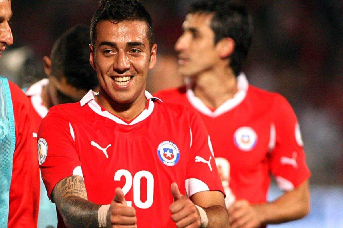 Matías Campos Toro jugó dos partidos y marcó un gol por La Roja en las eliminatorias para Brasil 2014. Foto: Comunicaciones/ANFP.