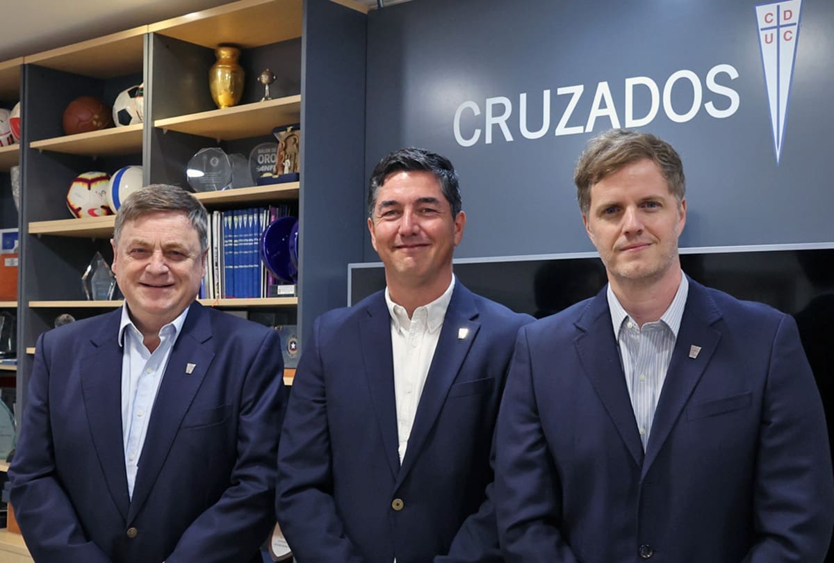 El nuevo presidente de Cruzados. Foto: Cruzados