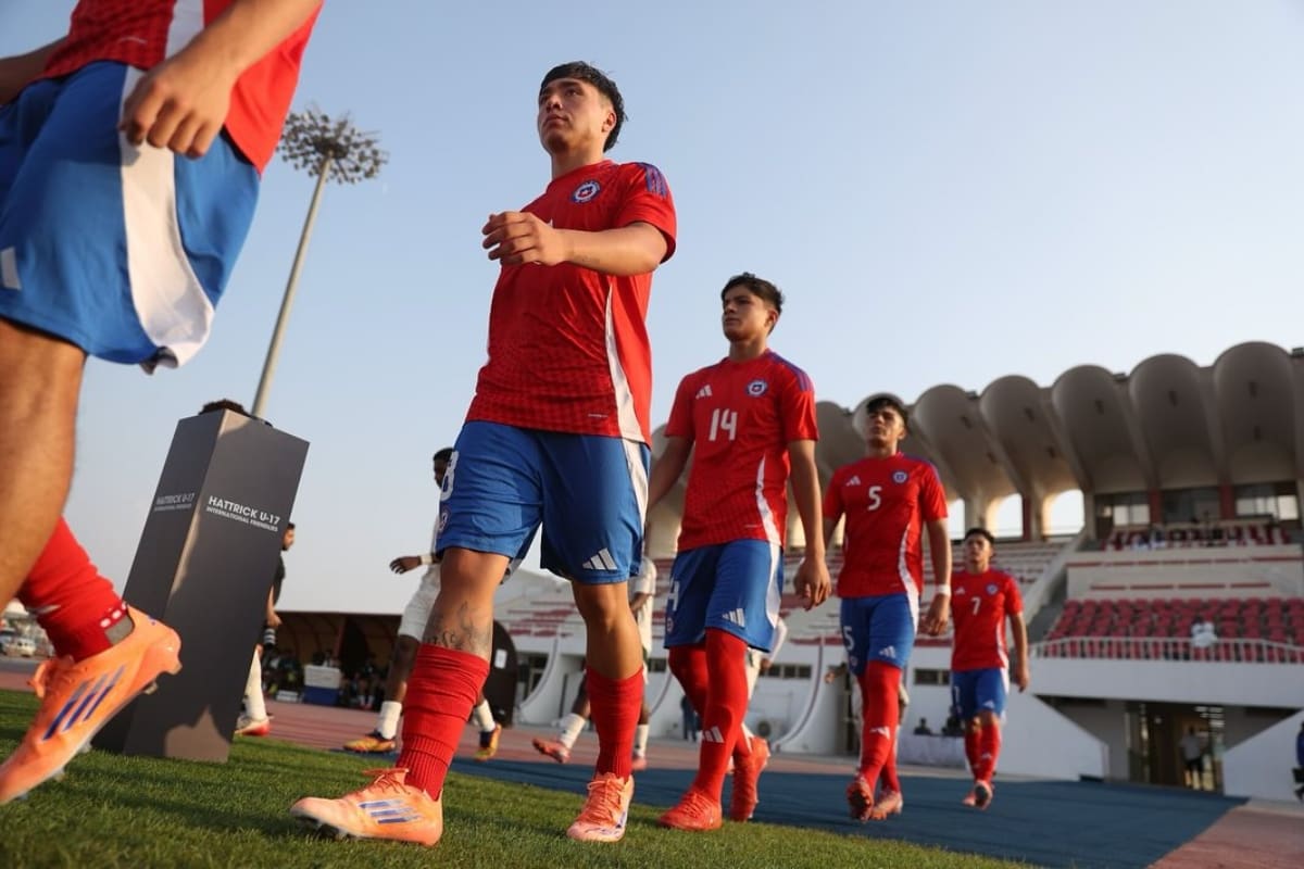 El volante con la Selección Chilena Sub-20