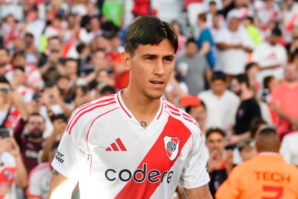 Matías Rojas en River Plate. Foto: Sitio Millonario.