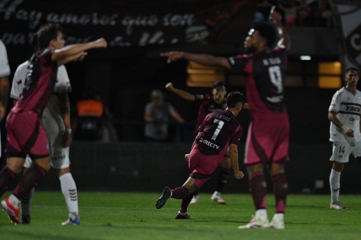 marcó el gol de River Plate, en el empate 1-1 con Platense. Foto: CARP.
