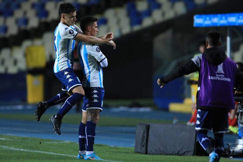 El paraguayo anotó el mejor gol de la Copa Libertadores 2023 ante Ñublense.
Marco Vazquez/Photosport