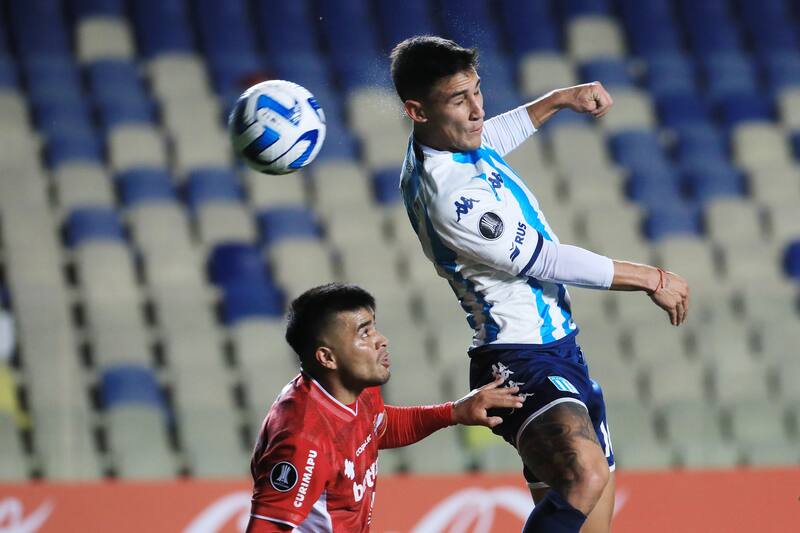 El paraguayo fue figura de Racing ante Ñublense.
Marco Vazquez/Photosport