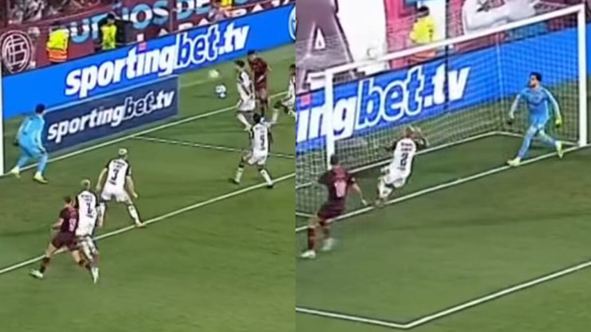 Matías Sepúlveda casi marca dos golazos en Lanús y los hinchas lo compararon con Robben