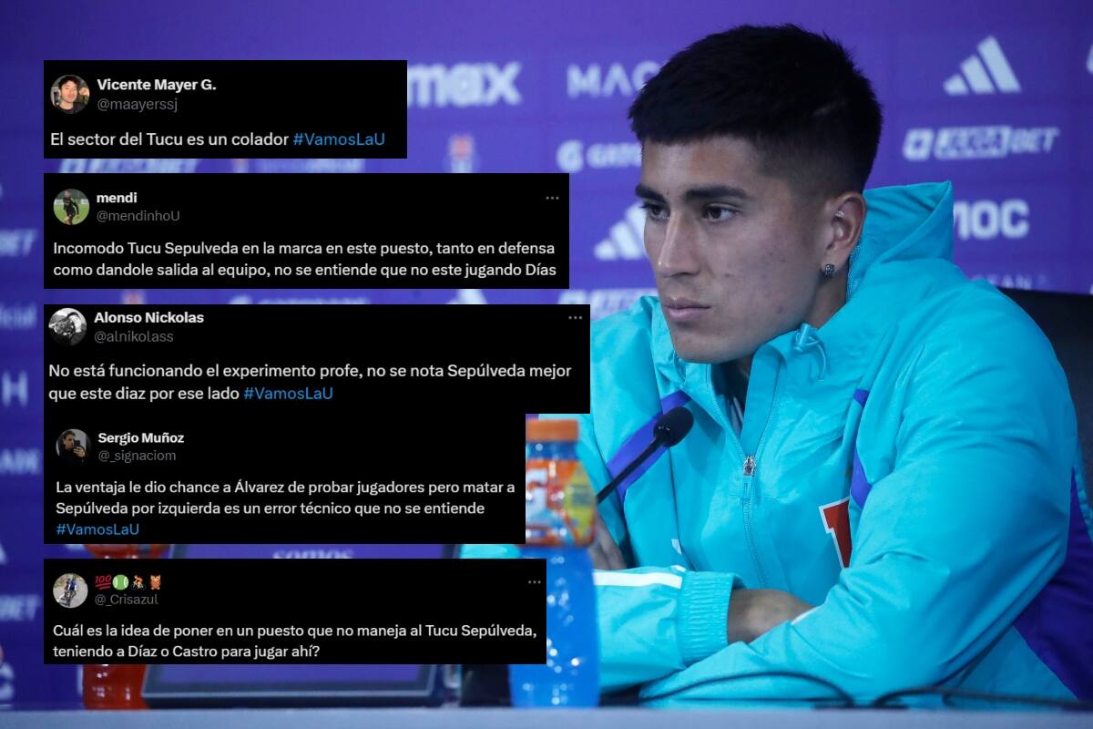 Los comentarios de los hinchas de la U por el partido de Matías Sepúlveda ante Palestino