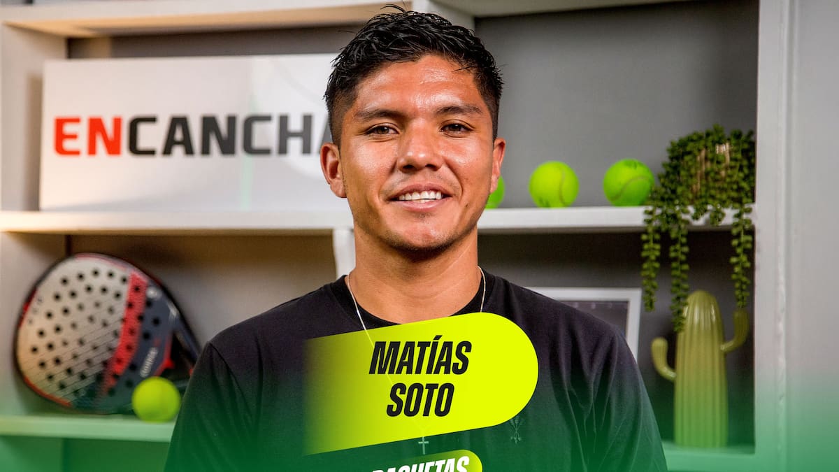 Matías Soto en Raquetas y Palas