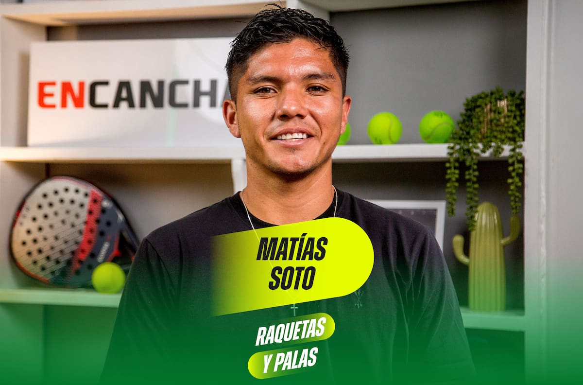 Matías Soto en Raquetas y Palas