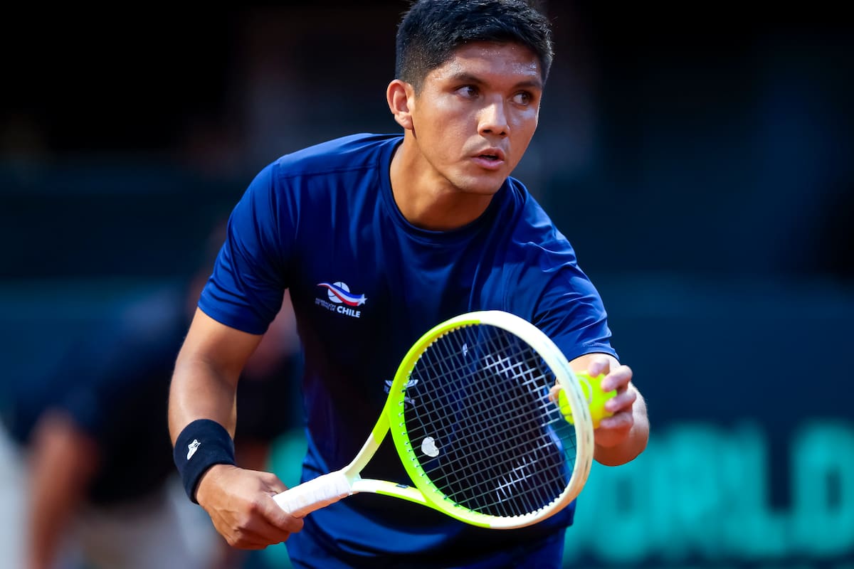 Dio batalla en su debut en un torneo ATP. Foto: Aton.