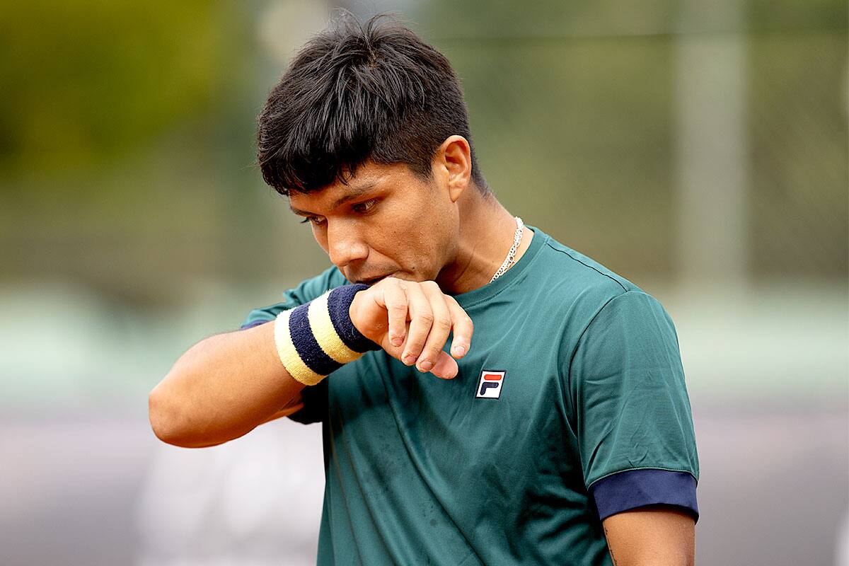 Deberá esperar para ver si entra a la qualy de Roland Garros. Foto: @legionsudam