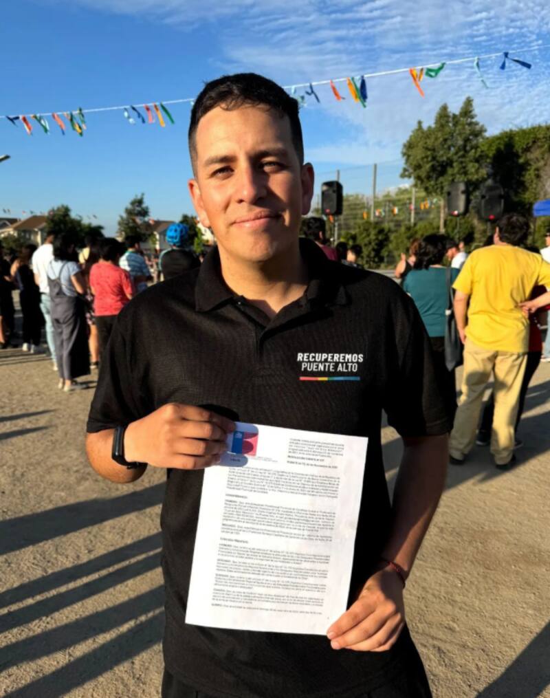 Matías Toledo se convirtió en el nuevo alcalde de Puente Alto.